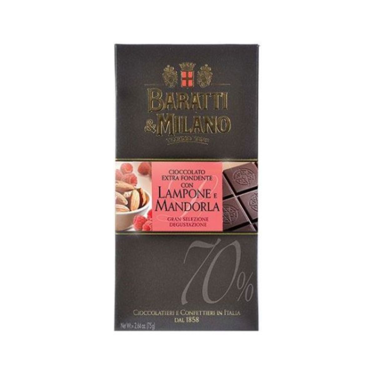 Tavoletta Cioccolato Fondente 70% con Caffè Arabica Baratti&Milano (6)