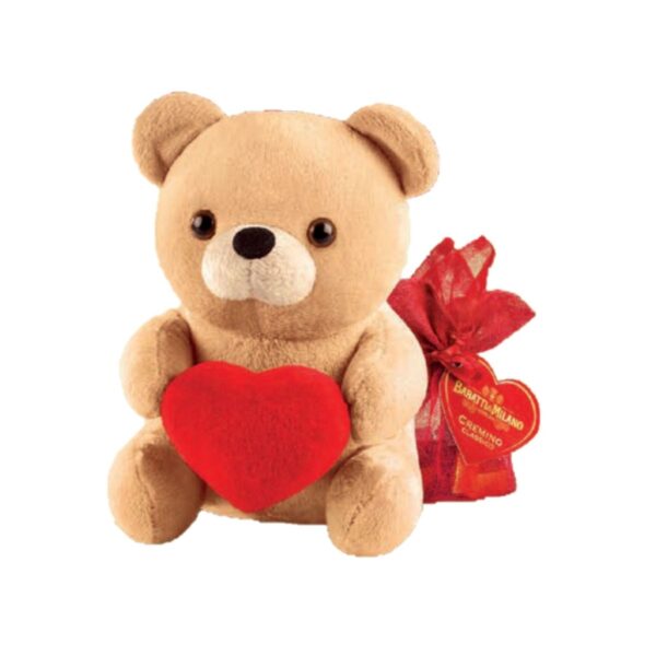 Orsetto Peluche San Valentino con Sacchetto di Cioccolatini Baratti&Milano  - Sfizi e Vini Store