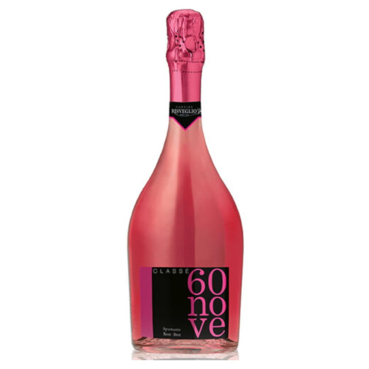 Classe 60nove Spumante Brut Rosè Cantine Risveglio è uno spumante fresco e intrigante, prodotto da uve Negroamaro in purezza. Dopo calpestio e diraspatura soffice delle uve, segue una fermentazion