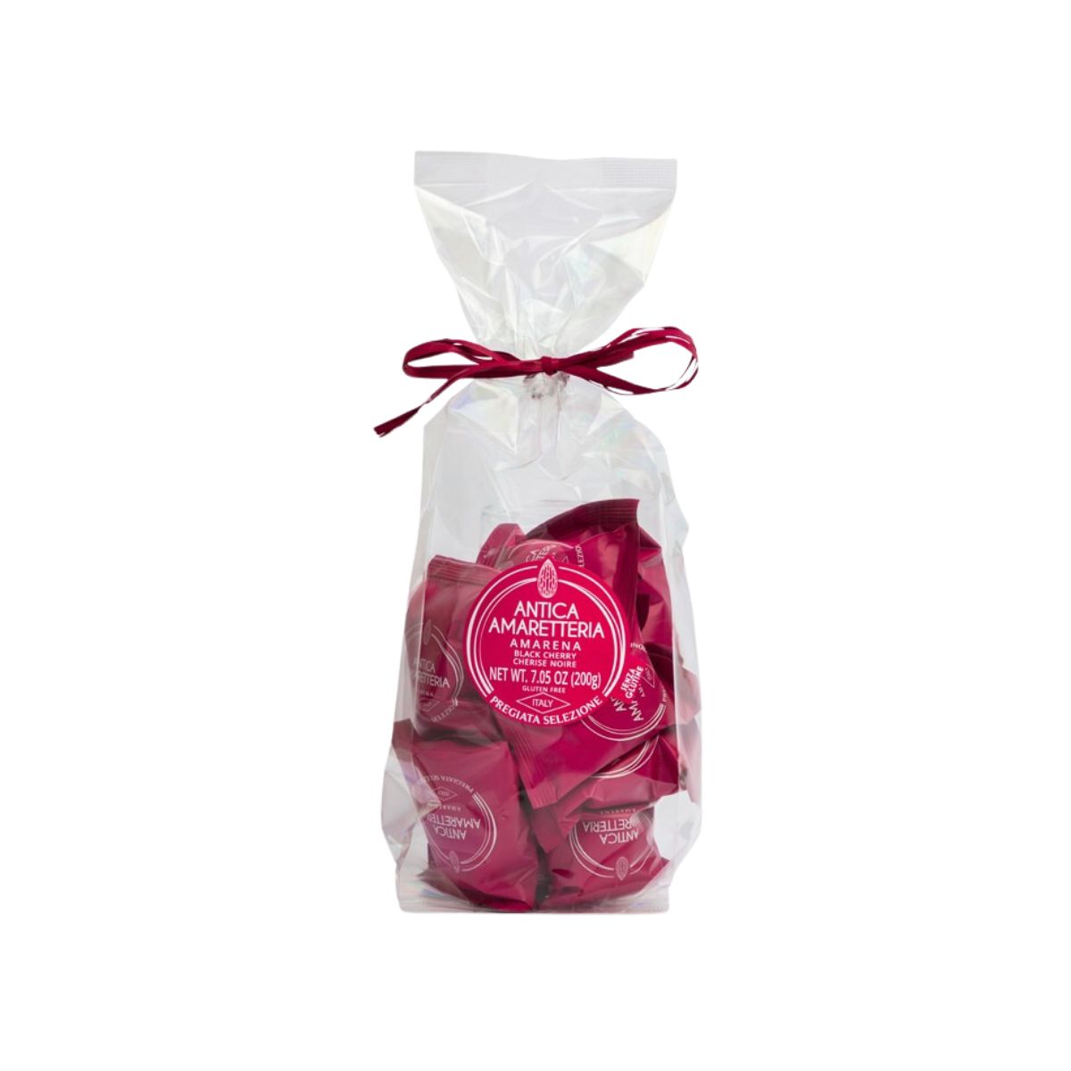 Amaretto fatto a mano con pasta di mandorle, zucchero, bianco d'uovo, mandorle dolci e armelline e aggiunta di gocce di cubetti di arancia candita. SENZA GLUTINE (3)